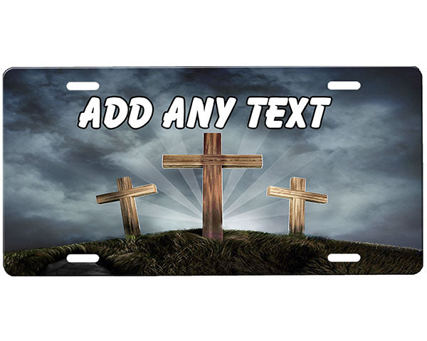 Crosses License Plate