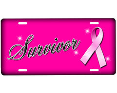 Breast Cancer Awareness License Plate