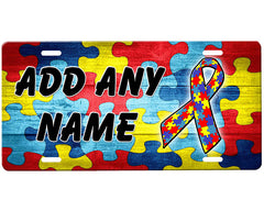 Autism Awareness License Plate
