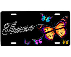 Butterflies License Plate