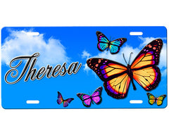 Butterfly License Plate