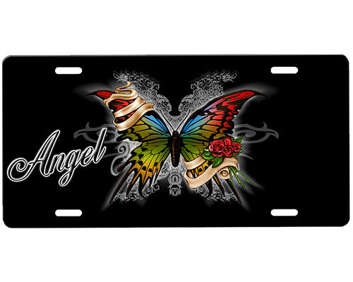 Butterfly License Plate