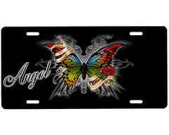 Butterfly License Plate