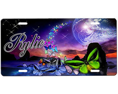 Butterflies License Plate