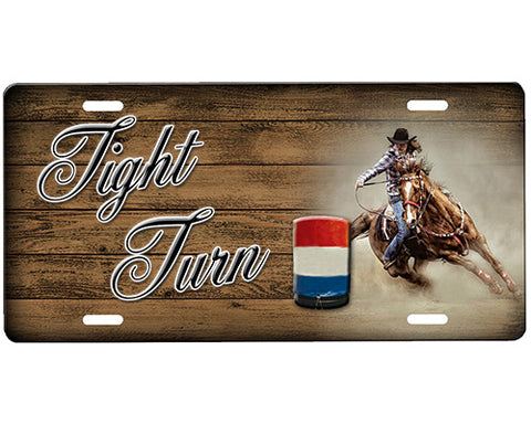 Barrel Racer License Plate