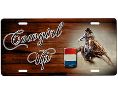 Barrel Racer License Plate