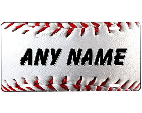 Baseball License Plate