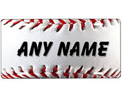 Baseball License Plate