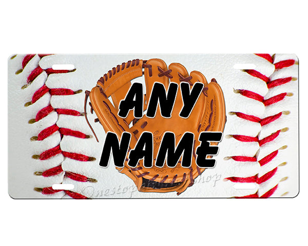 Baseball License Plate