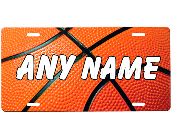 Basketball License Plate