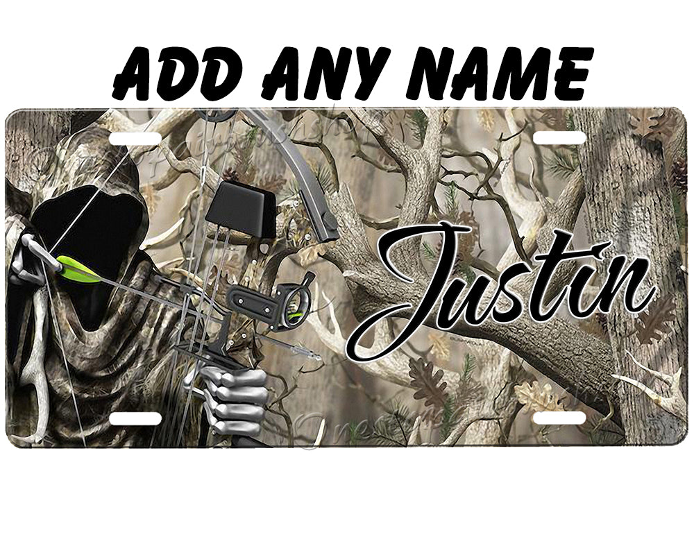 Bow Hunter License Plate