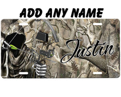 Bow Hunter License Plate