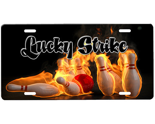 Bowling License Plate