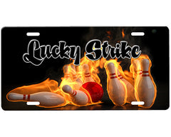 Bowling License Plate