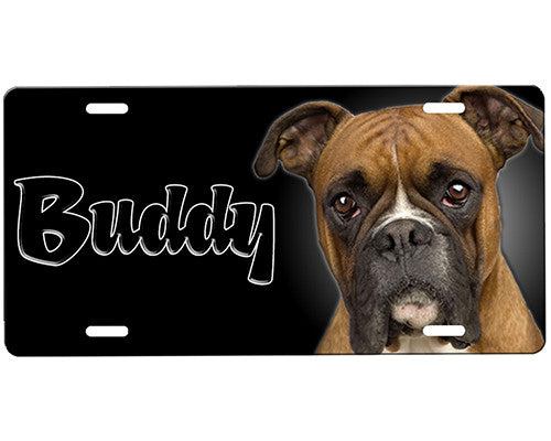 Boxer License Plate