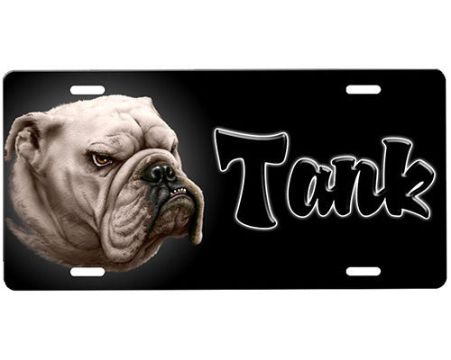 Bulldog License Plate