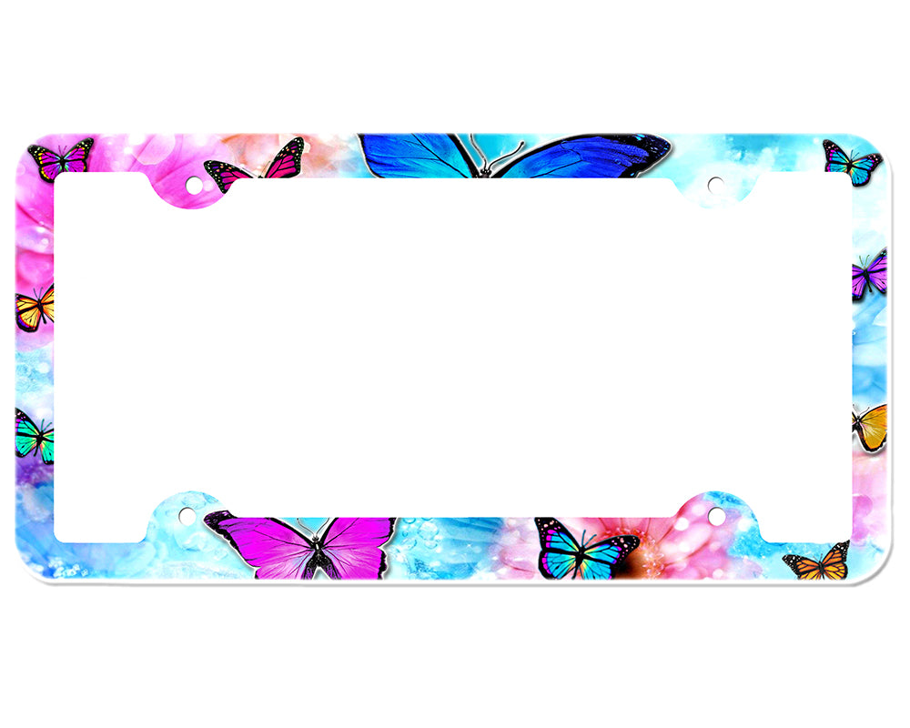 Butterfly License Plate Frame