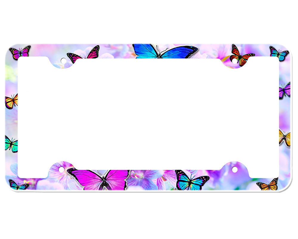 Butterfly License Plate Frame