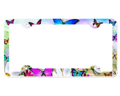 Butterfly License Plate Frame