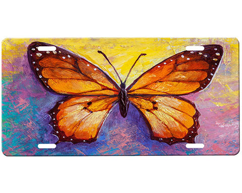 Butterfly License Plate