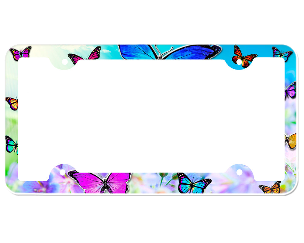 Butterfly License Plate Frame