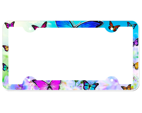 Butterfly License Plate Frame