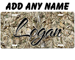 Camouflage License Plate
