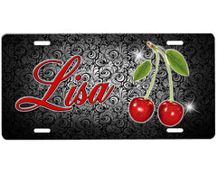 Cherries License Plate