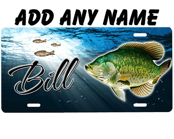 Crappie License Plate