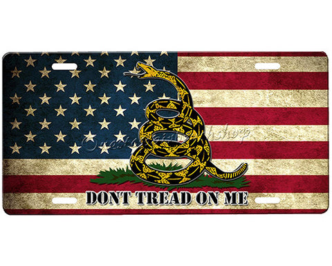 Dont Tread on Me License Plate
