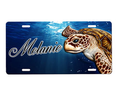Sea Turtle License Plate