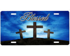 Crosses License Plate