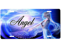 Angel License Plate