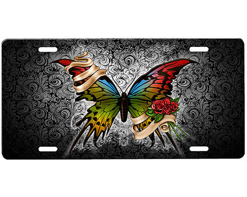 Butterfly License Plate