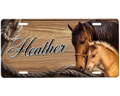 Horses License Plate