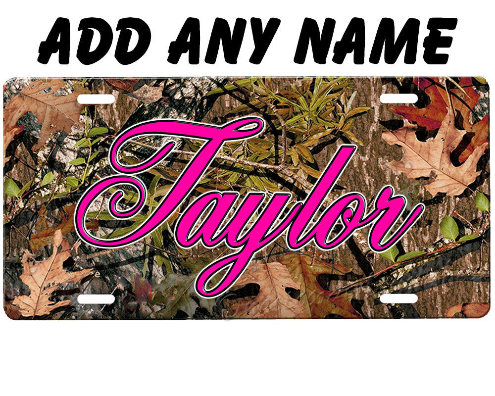 Camouflage License Plate