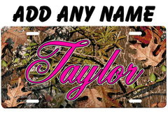 Camouflage License Plate