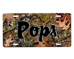 Camouflage License Plate