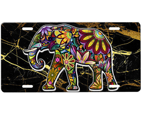 Elephant License Plate