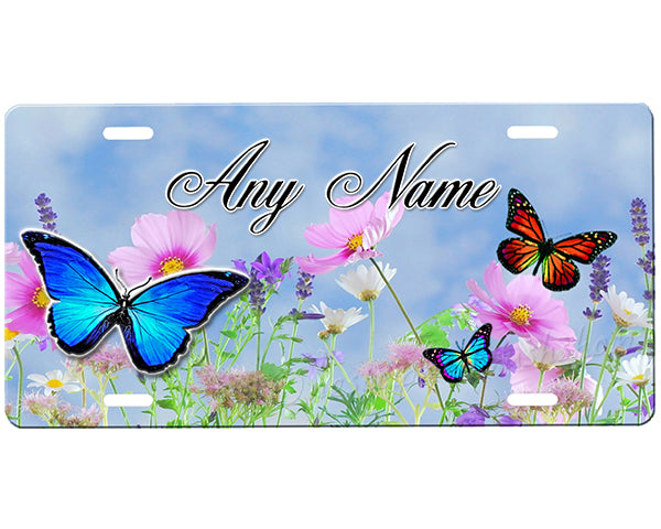 Butterfly License Plate