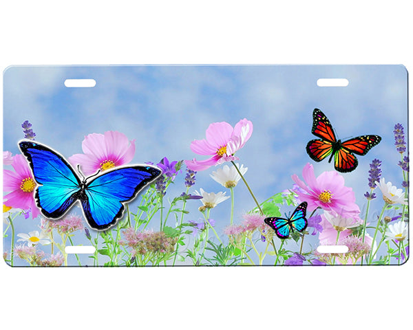 Butterfly License Plate