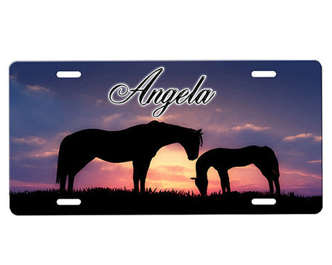 Horses License Plate