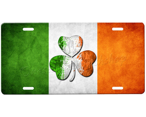 Irish Flag License Plate