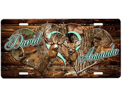 Buck and Doe License Plate
