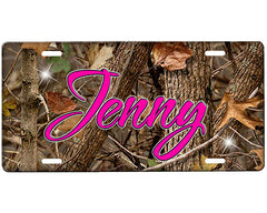 Camouflage License Plate