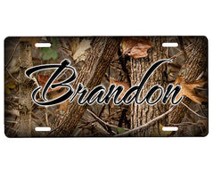 Camouflage License Plate