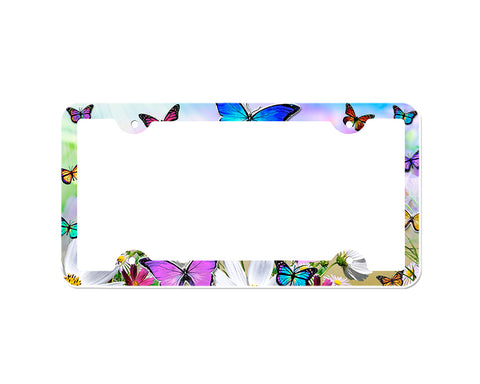 Butterfly License Plate Frame