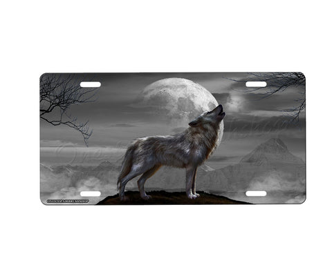 Wolf License Plate