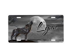 Wolf License Plate