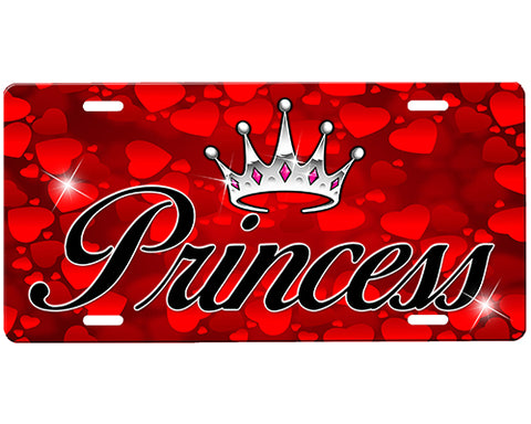 Princess Crown License Plate